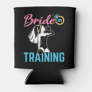 Enfriador De Latas Boda de entrenamiento de novias en ejercicio
