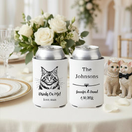 Enfriador De Latas Boda de Mascota Personalizada