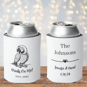 Enfriador De Latas Boda de Mascota Personalizada