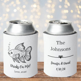 Enfriador De Latas Boda de mascota personalizada
