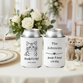 Enfriador De Latas Boda de mascota personalizada