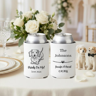 Enfriador De Latas Boda de Mascota Personalizada