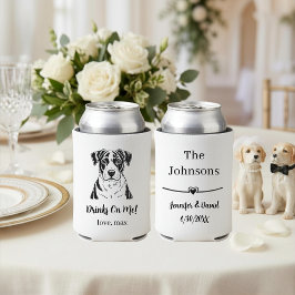 Enfriador De Latas Boda de Mascota Personalizada