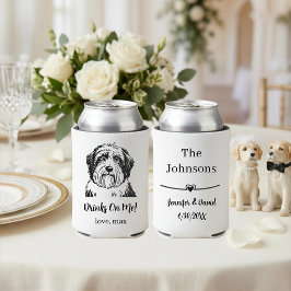 Enfriador De Latas Boda de Mascota Personalizada