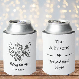 Enfriador De Latas Boda de Mascotas Personalizada
