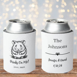 Enfriador De Latas Boda de Mascotas Personalizada