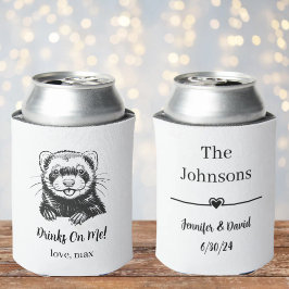 Enfriador De Latas Boda de Mascotas Personalizada