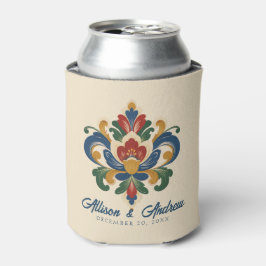 Enfriador De Latas Boda de Rosemaling noruego