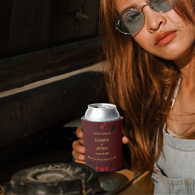 Enfriador De Latas Boda encantado para siempre (Subido por el creador)