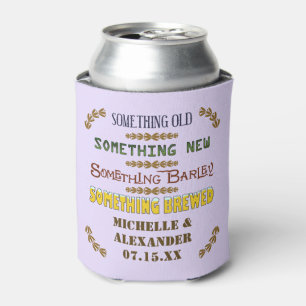 Enfriador De Latas Boda Favor de algo que se ha hecho cerveza persona