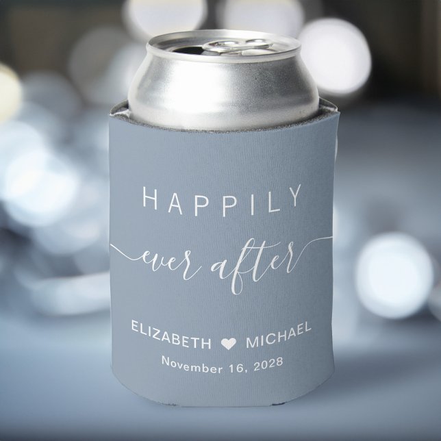 Enfriador De Latas Boda Feliz Nunca Después Del Azul Polvoriento (Subido por el creador)