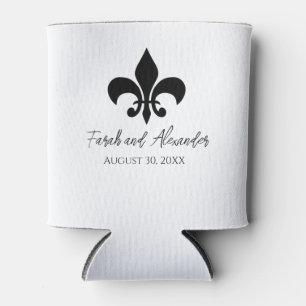 Enfriador De Latas Boda Fleur de Lis  