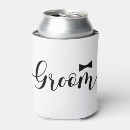 Enfriador De Latas Boda Groom-Bowtie,-soltero-fiesta