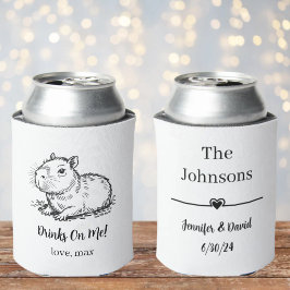 Enfriador De Latas Boda personalizada de carpincho