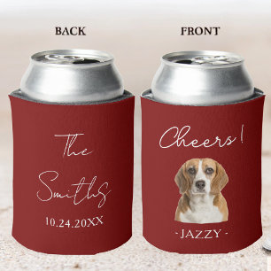 Enfriador De Latas Boda Personalizada Favor de Perros Mascotas Gatos 