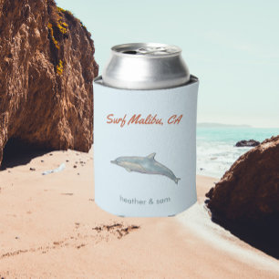 Enfriador De Latas Boda personalizada para delfines