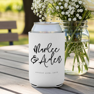 Enfriador De Latas Boda personalizado manuscrito