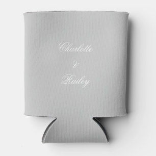 Enfriador De Latas Boda plateado