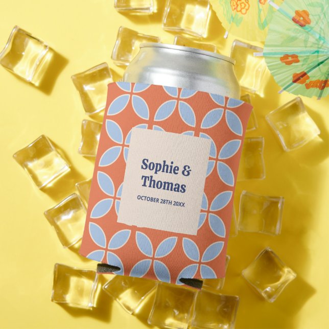 Enfriador De Latas Boda retro de mediados del siglo (Verano in situ)