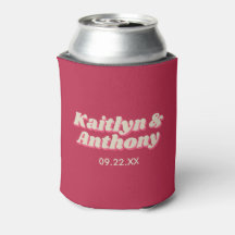 boda Retro Groovy Viva Magenta de los años 70