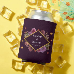 Enfriador De Latas Boda romántico de otoño en Dahlia