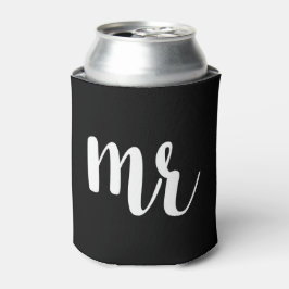 Enfriador De Latas Boda Sr. y la Sra. novia novio