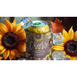 Enfriador De Latas Bodas a amar las calabazas de arce girasoles