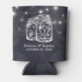 Enfriador De Latas Bodas vitorean para amar a Mason Jars String Light