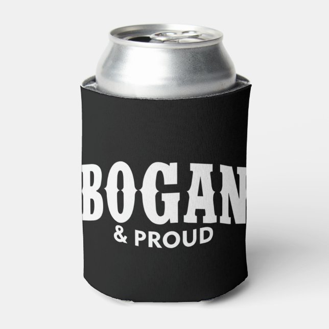 Enfriador De Latas Bogan y Orgulloso (Lata Anverso)