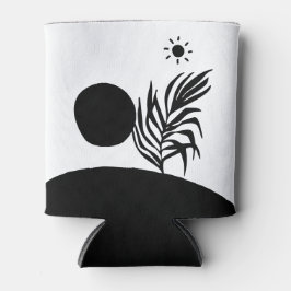 Enfriador De Latas boho bohemian floral sun moon