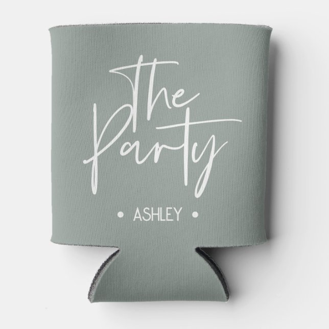 Enfriador De Latas Boho, el Refrigerador de bebidas del partido Fiest (Anverso)