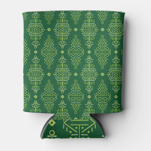 Enfriador De Latas Boho étnico: Creativa tribal sin foco.