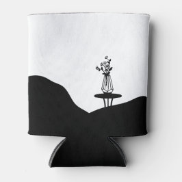 Enfriador De Latas Boho flower pot on table