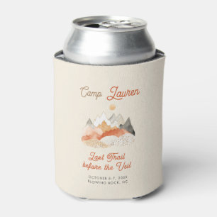 Enfriador De Latas Boho Mountain Camping Bachelorette