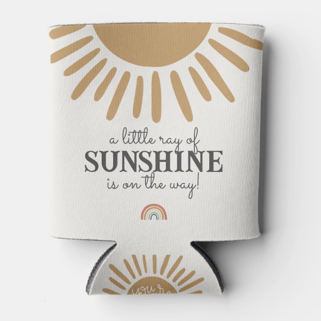 Enfriador De Latas boho sunshine baby forecast (Anverso)