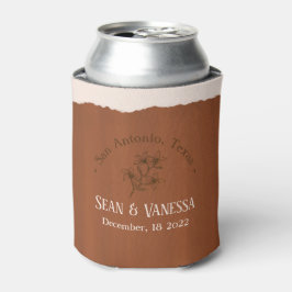 Enfriador De Latas Boho Terra Cotta Boda