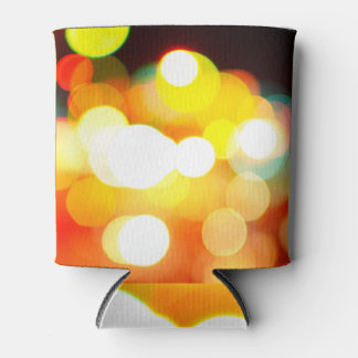 Enfriador De Latas Bokeh circular: Resumen de luz de Navidades