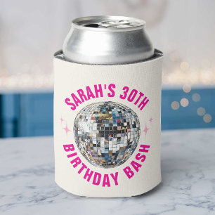 Enfriador De Latas Bola de discoteca personalizada divertida para reg