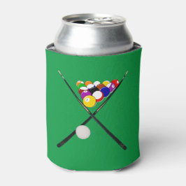 Enfriador De Latas Bolas de billar y tacos de billar