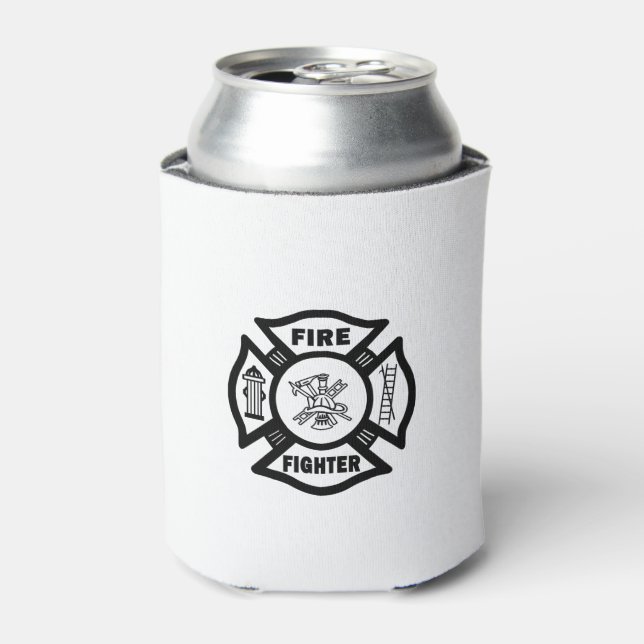 Enfriador De Latas Bombero (Lata Anverso)