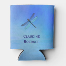 Enfriador De Latas Bonito Blue Dragonfly Office Home
