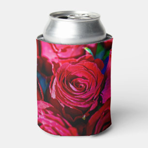 Enfriador De Latas Bonito Bunch De Rosas Rojas