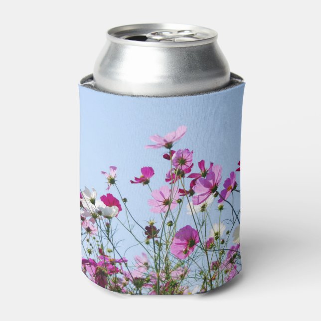 Enfriador De Latas Bonito Purple Wild Flowers Meadow (Lata Anverso)