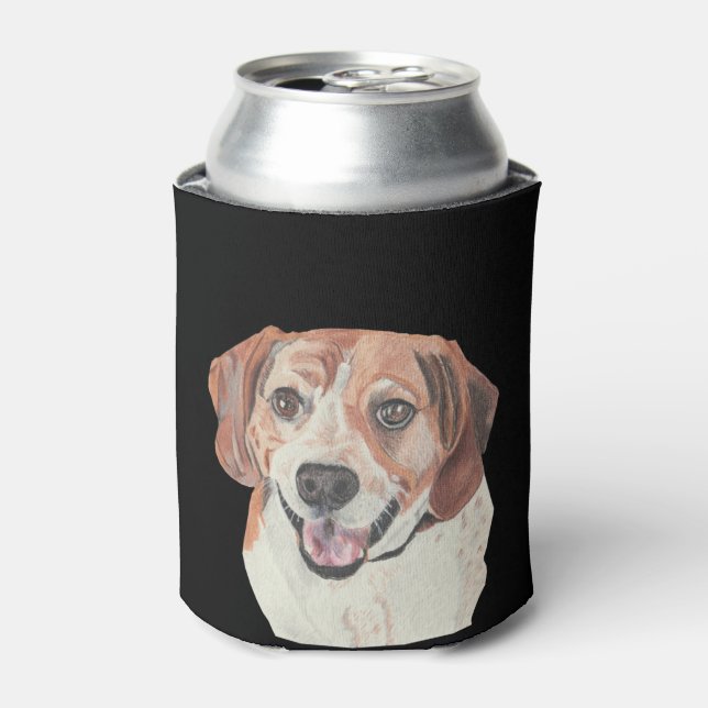 Enfriador De Latas Bonito Refrigerador de bebidas Beagle (Lata Anverso)