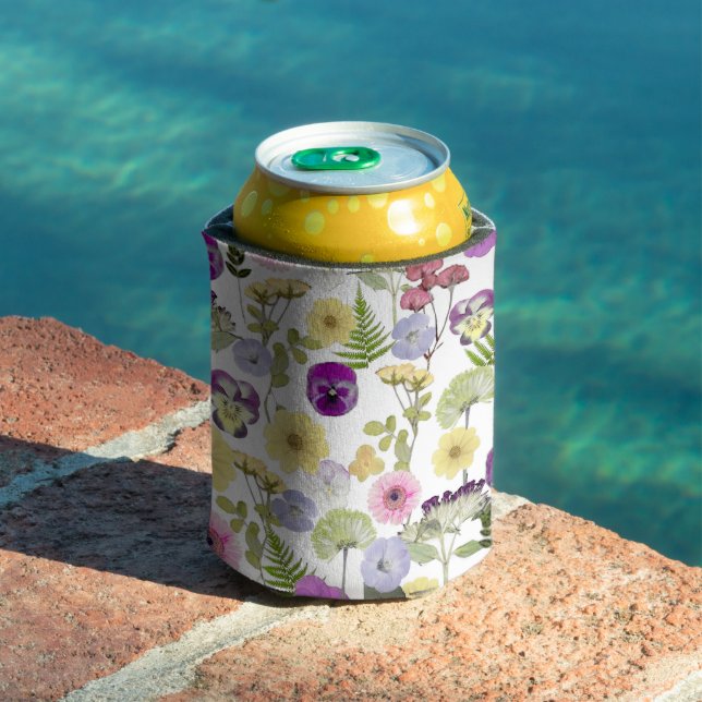 Enfriador De Latas Bonito refrigerador de bebidas temático de flores  (Piscina in situ)