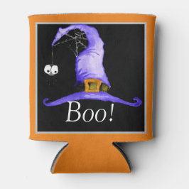 Enfriador De Latas ¡Boo! Gorra de las brujas caprichosas