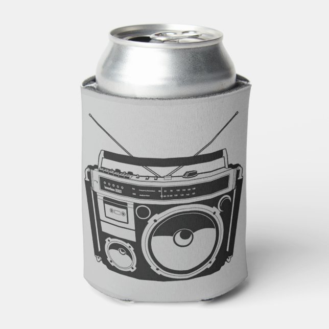 Enfriador De Latas Boombox de los años 80 (Lata Anverso)