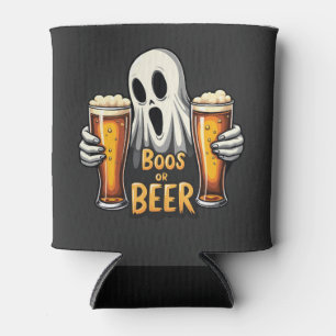 Enfriador De Latas Boos O Cerveza Graciosa Oktoberfest Fantasma Hallo