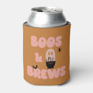 Enfriador De Latas Boos y breves Naranja de Halloween