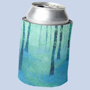 Enfriador De Latas Bosques Bluebell en el paisaje de primavera